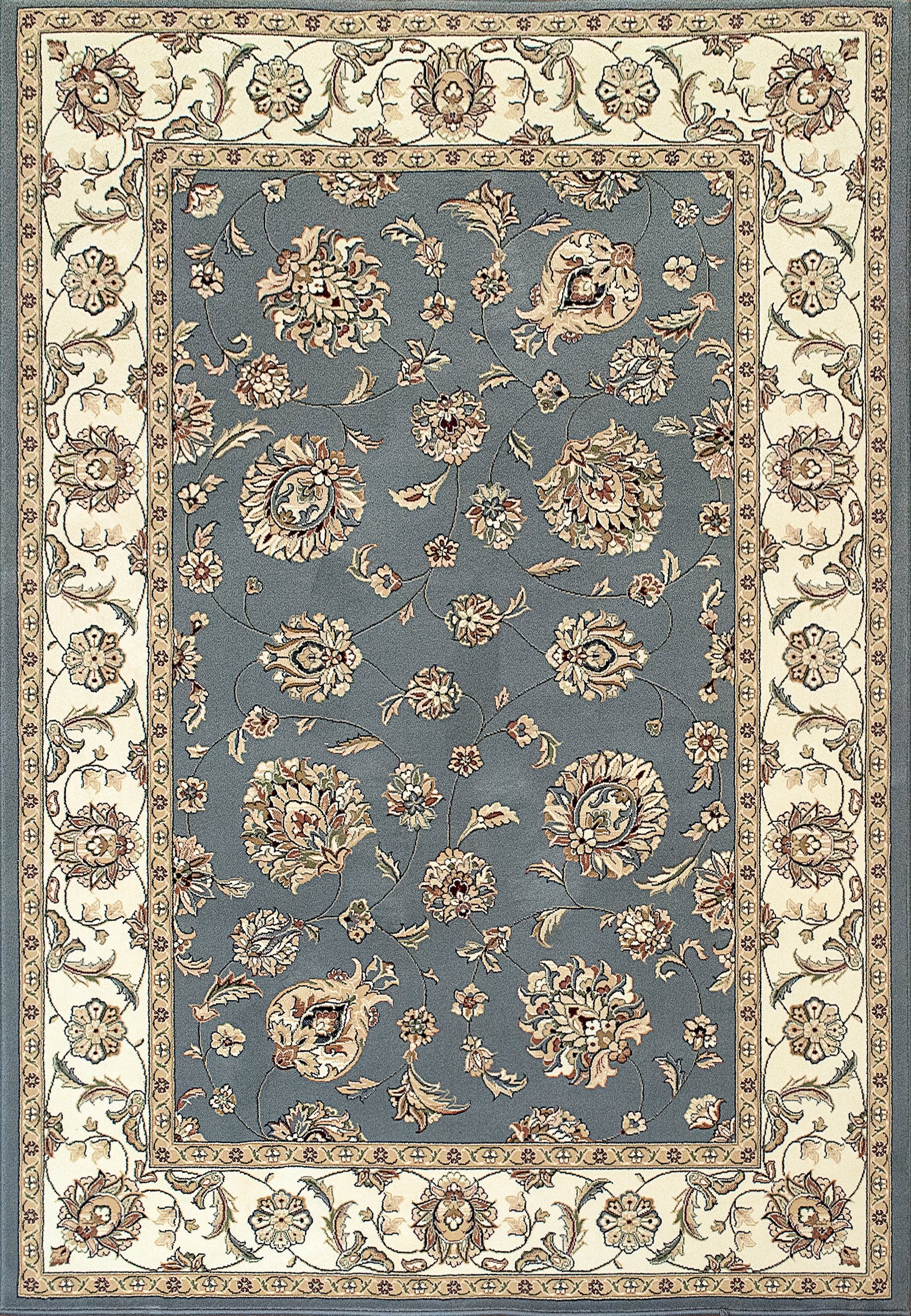 Ancient Garden 57365 Light Blue/Ivory