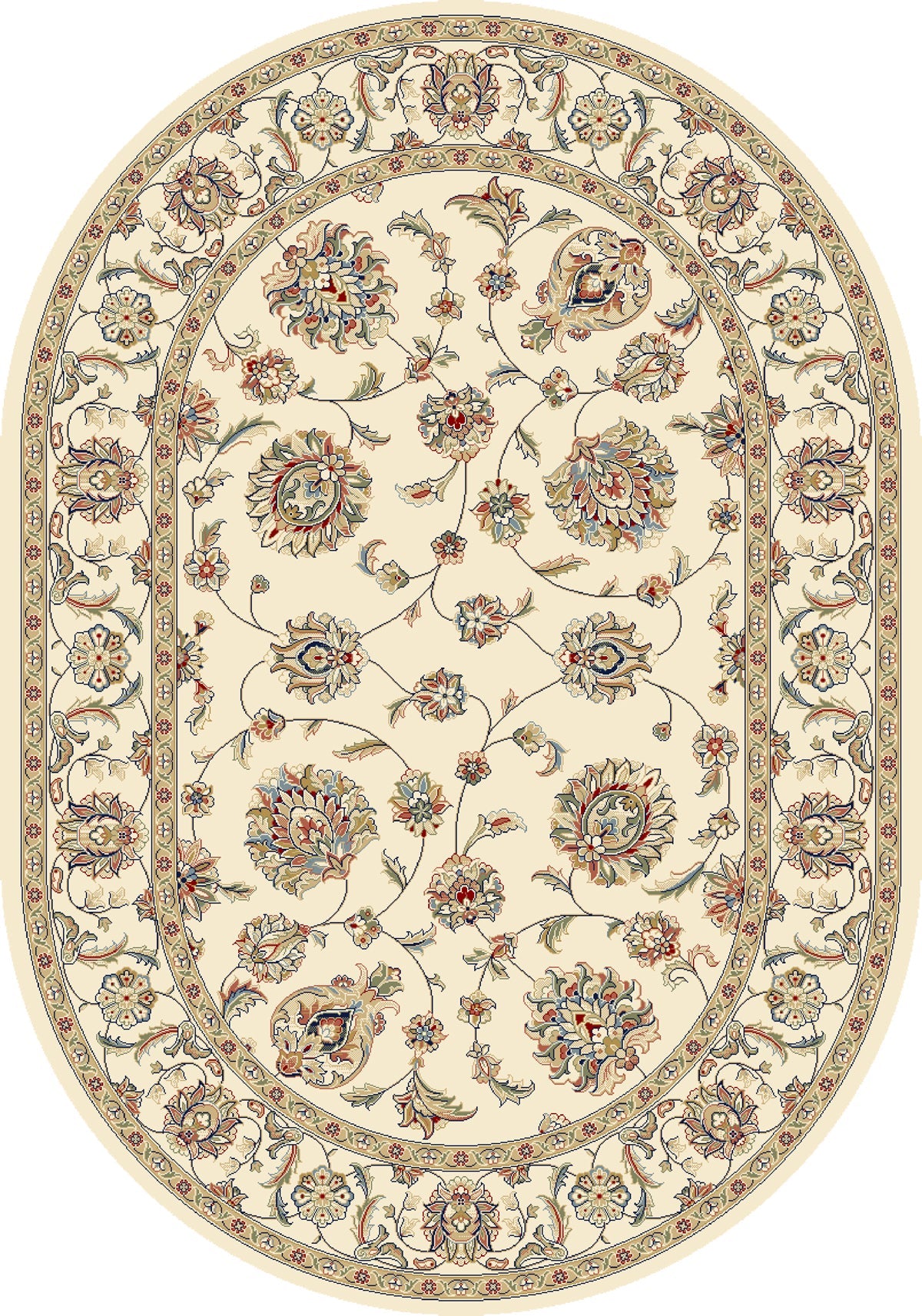 Ancient Garden 57365 Ivory/Ivory