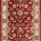 Ancient Garden 57158 Red/Ivory