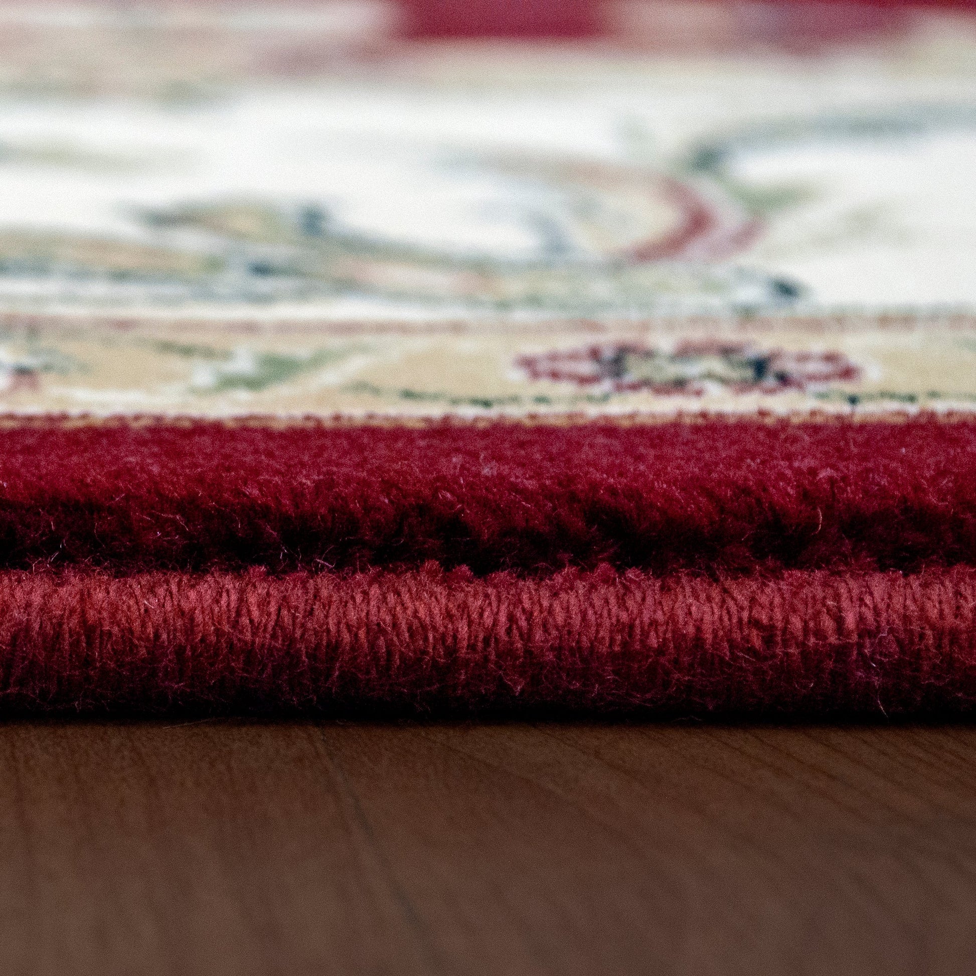 Ancient Garden 57365 Red/Ivory