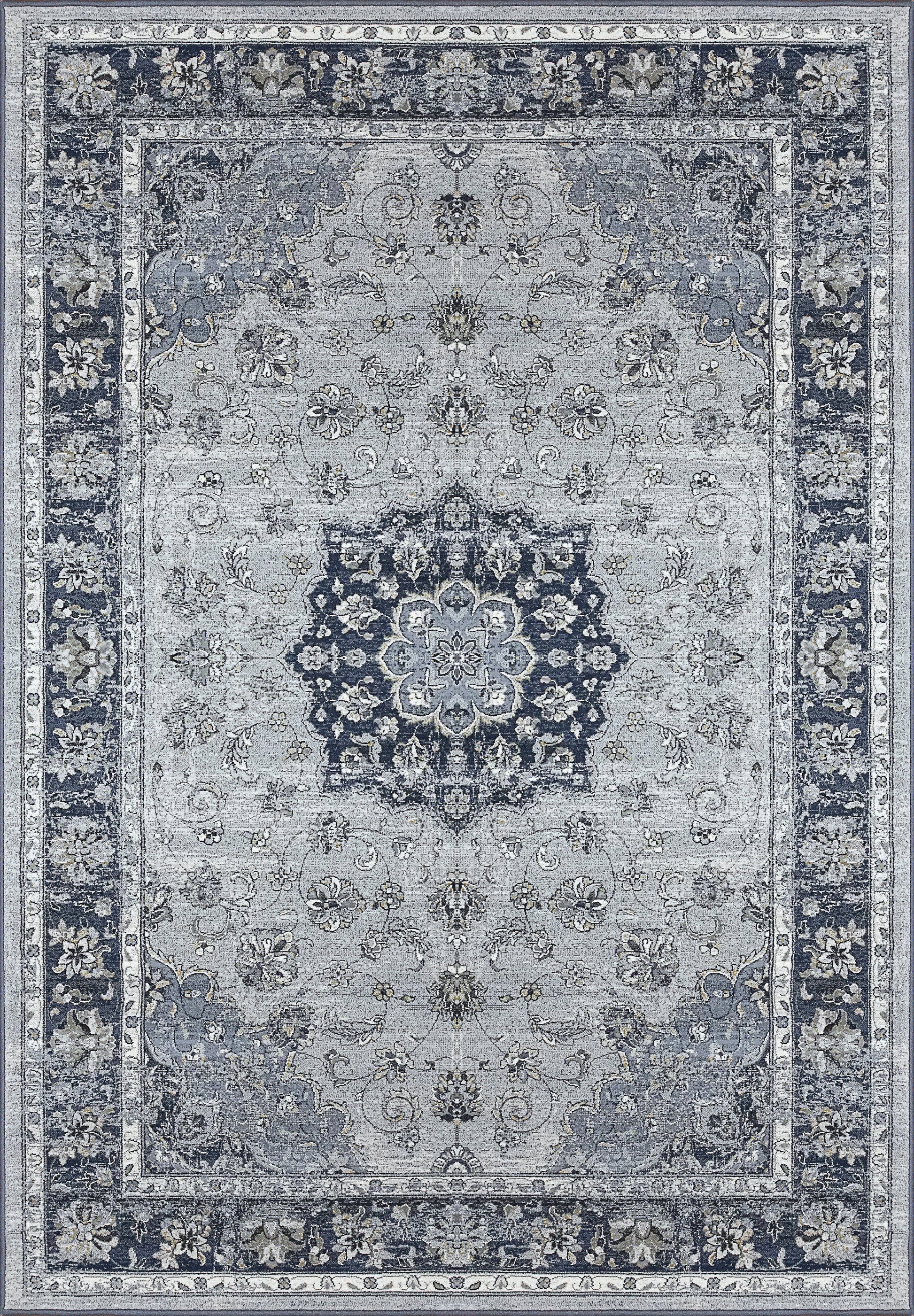 Ancient Garden 57559 Silver/Blue