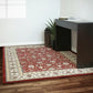 Ancient Garden 57120 Red/Ivory
