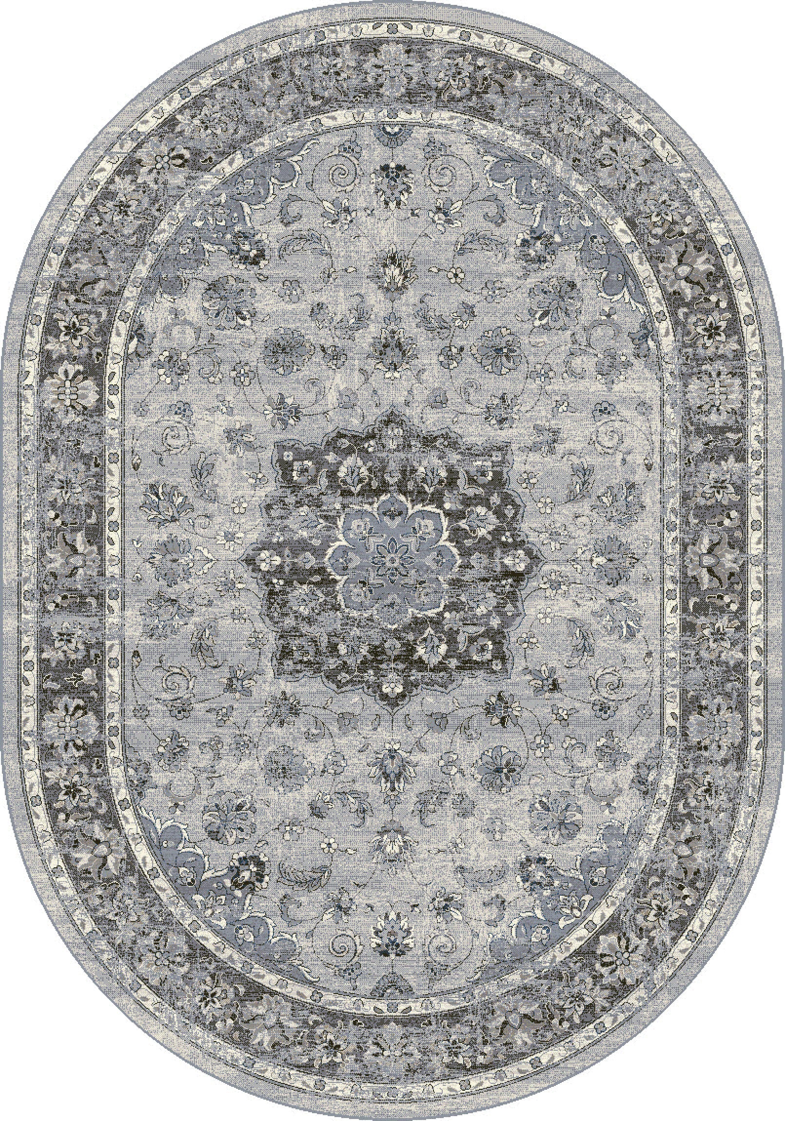 Ancient Garden 57559 Silver/Grey