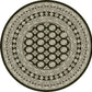 Ancient Garden 57102 Charcoal/Silver