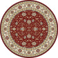Ancient Garden 57120 Red/Ivory