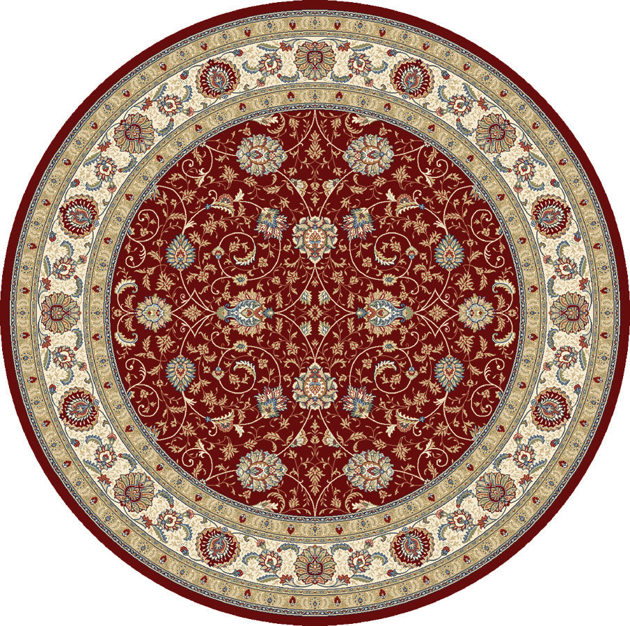 Ancient Garden 57120 Red/Ivory