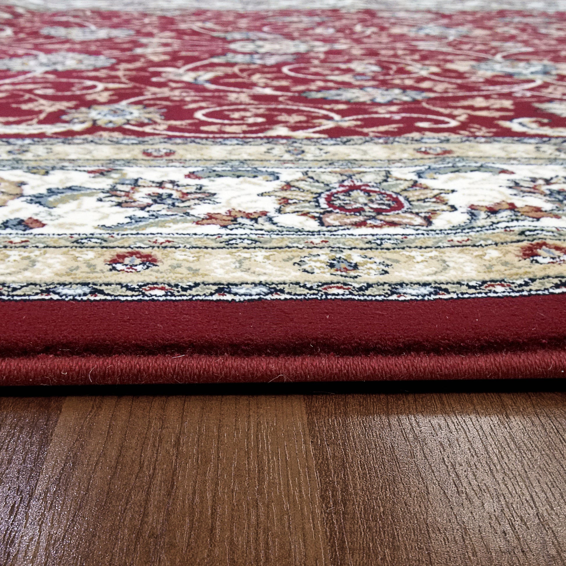 Ancient Garden 57120 Red/Ivory