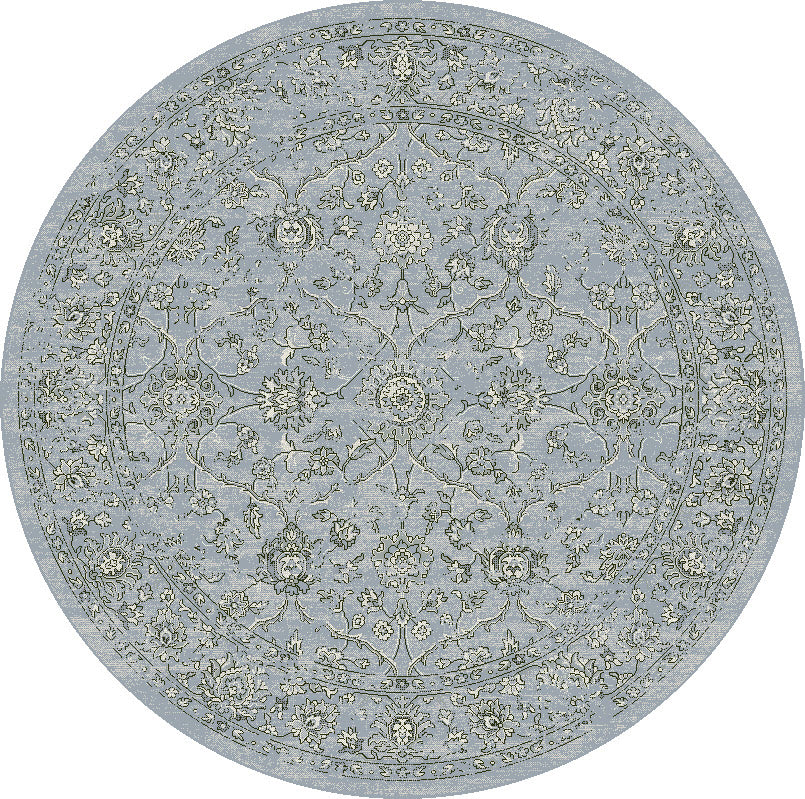 Ancient Garden 57136 Steel Blue/Cream