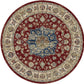 Ancient Garden 57559 Red/Ivory