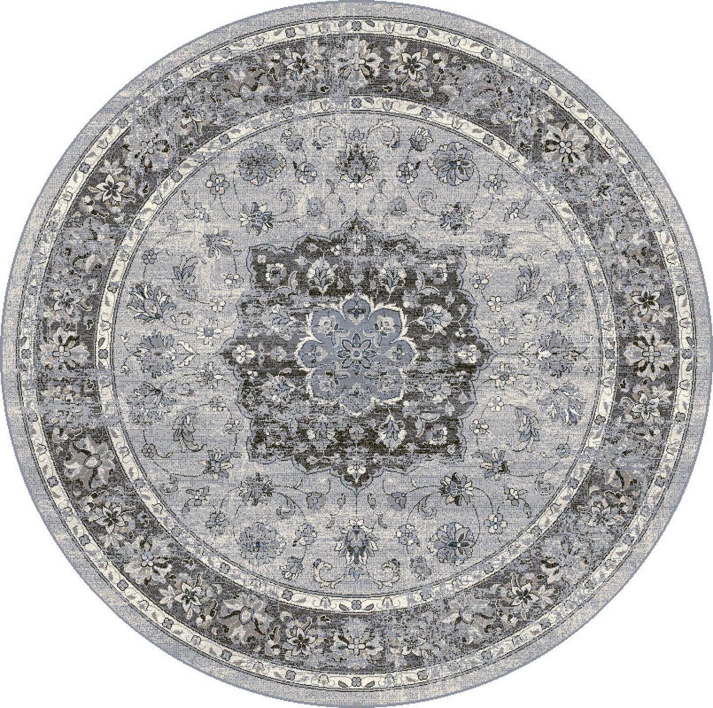 Ancient Garden 57559 Silver/Grey