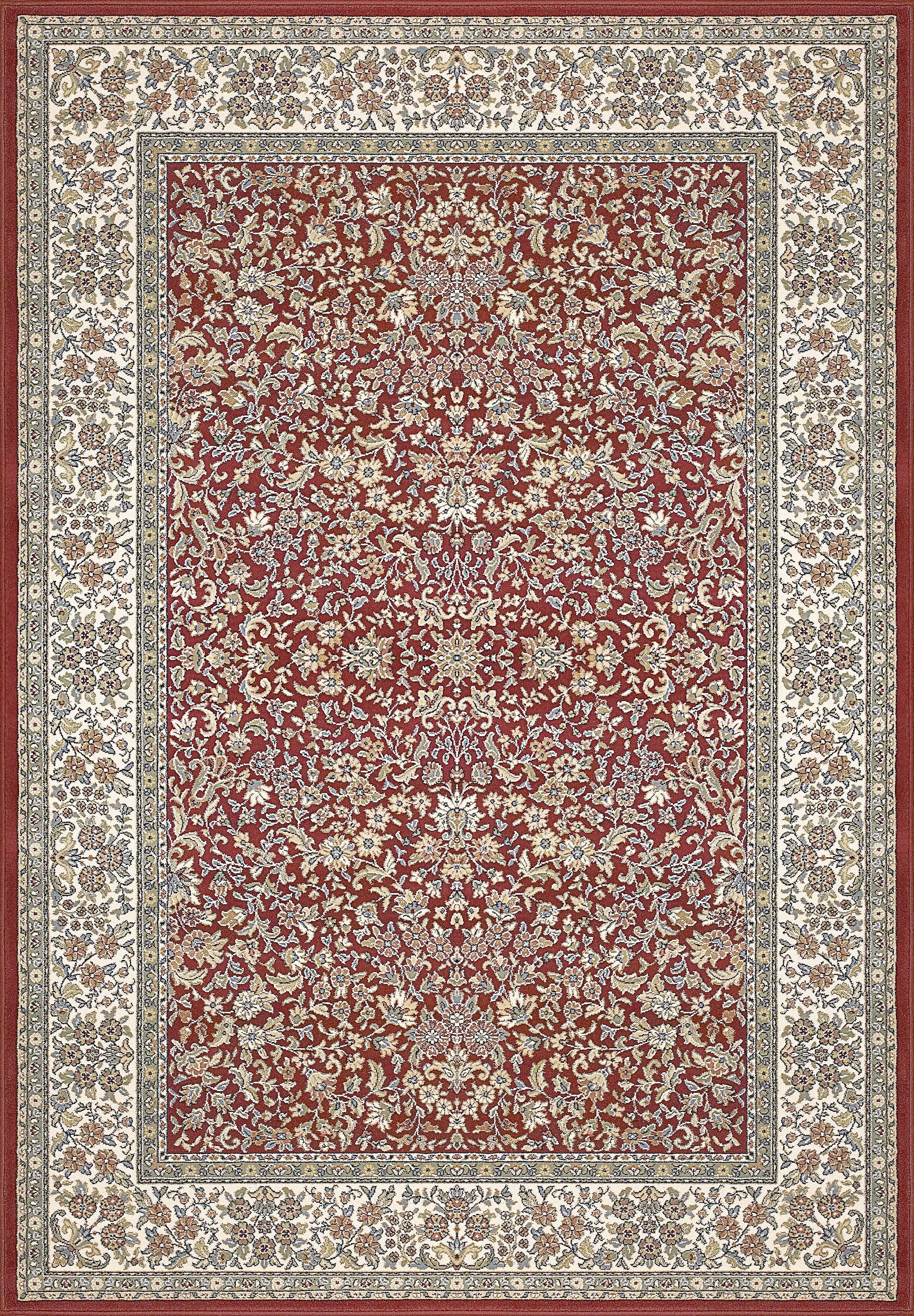 Ancient Garden 57078 Red/Ivory