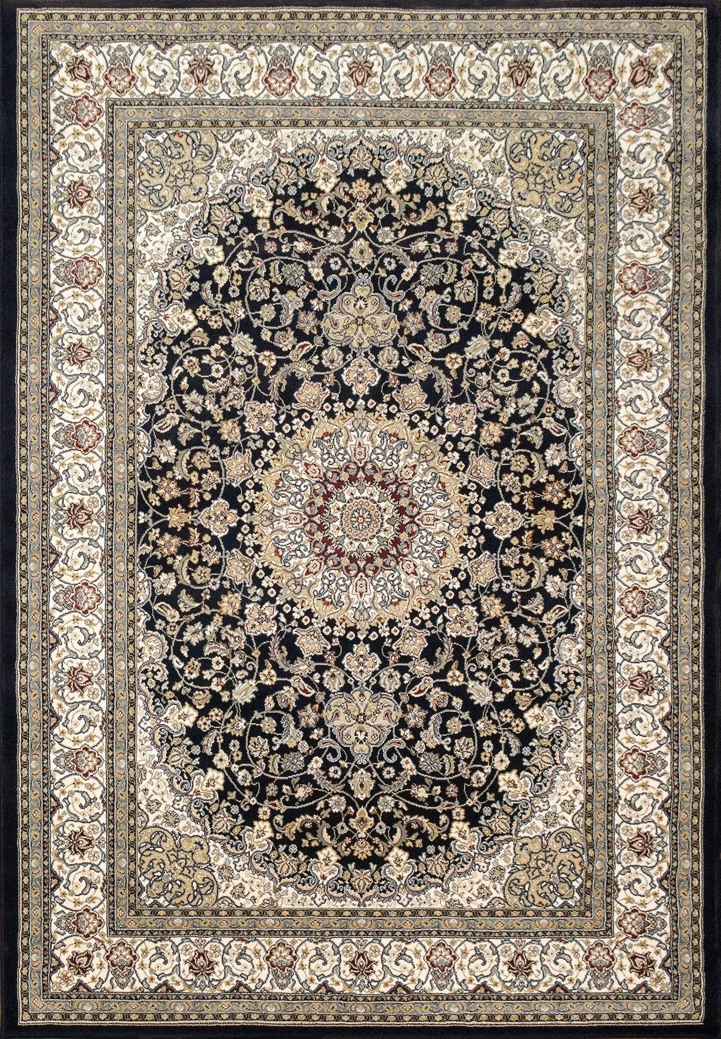 Ancient Garden 57119 Blue/Ivory