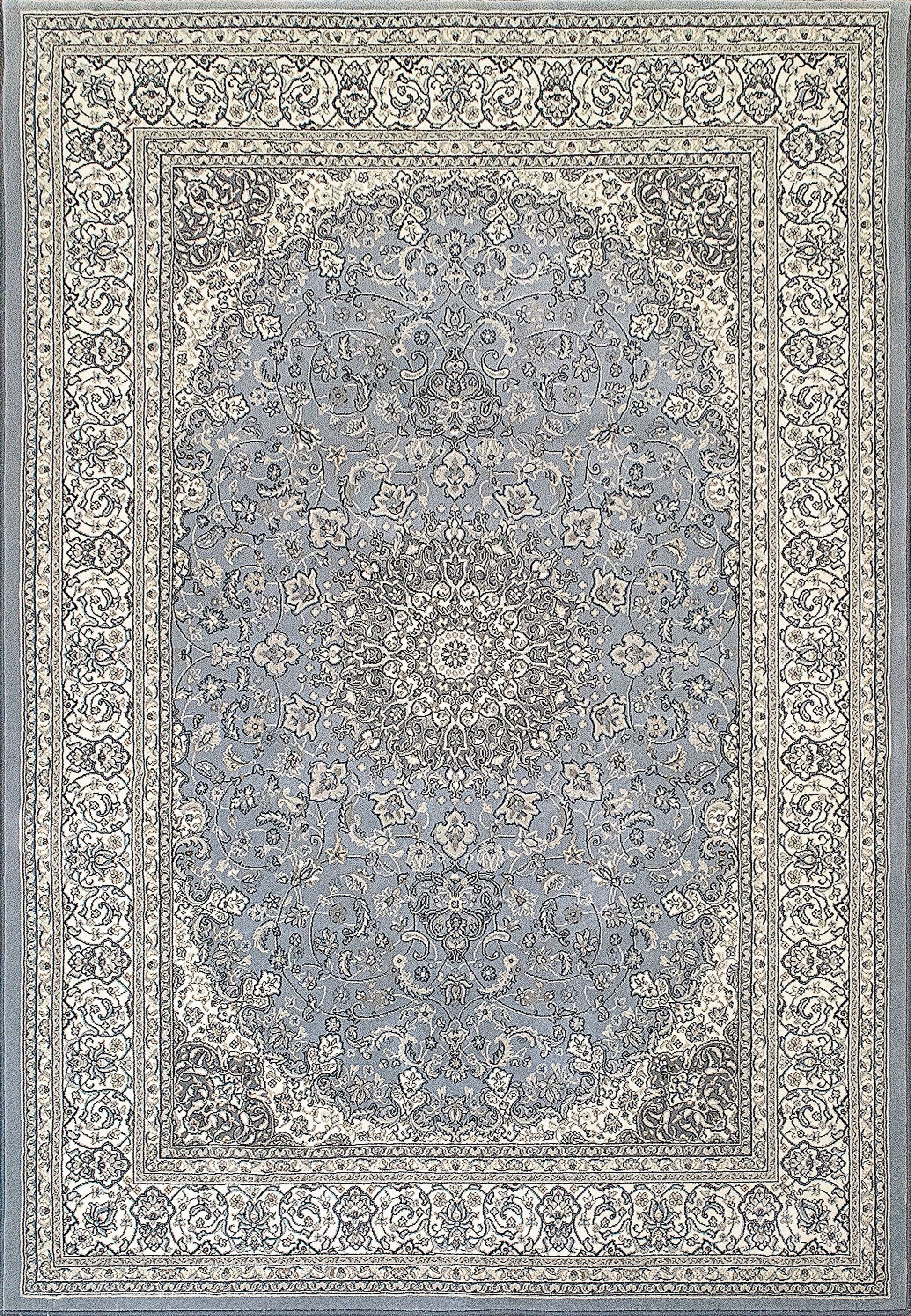 Ancient Garden 57119 Steel Blue/Cream