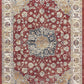 Ancient Garden 57559 Red/Ivory