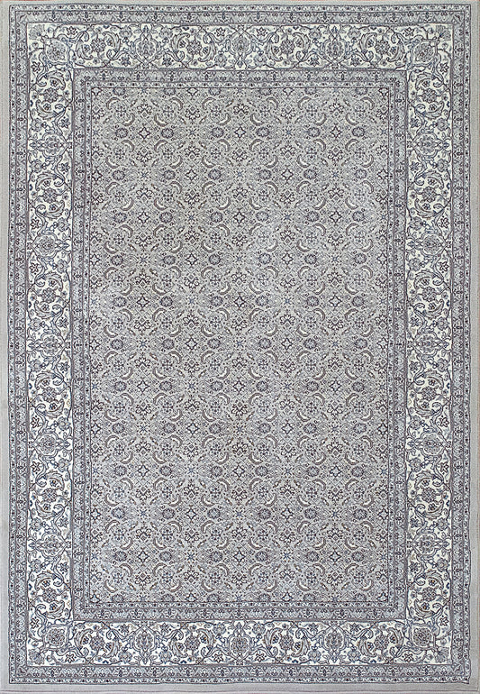 Ancient Garden 57011 Soft Grey/Cream