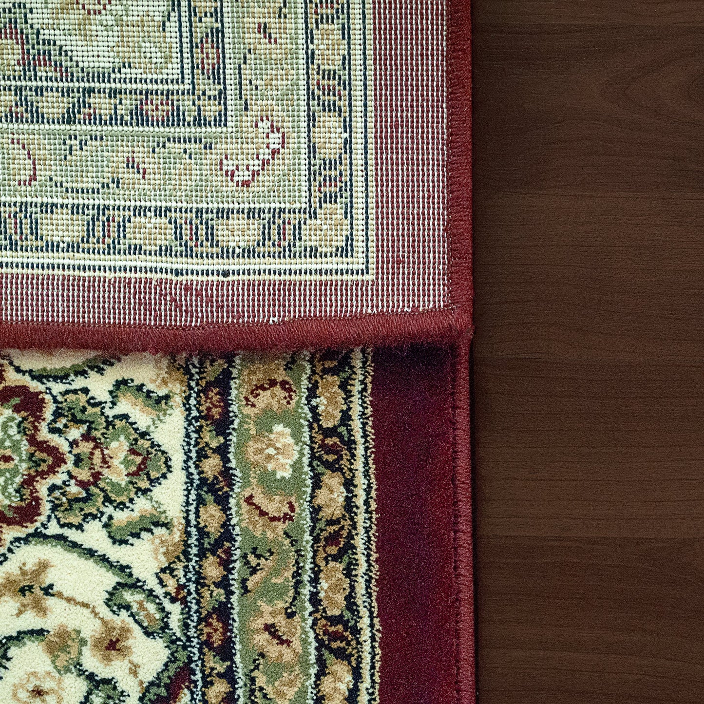 Ancient Garden 57119 Red/Ivory