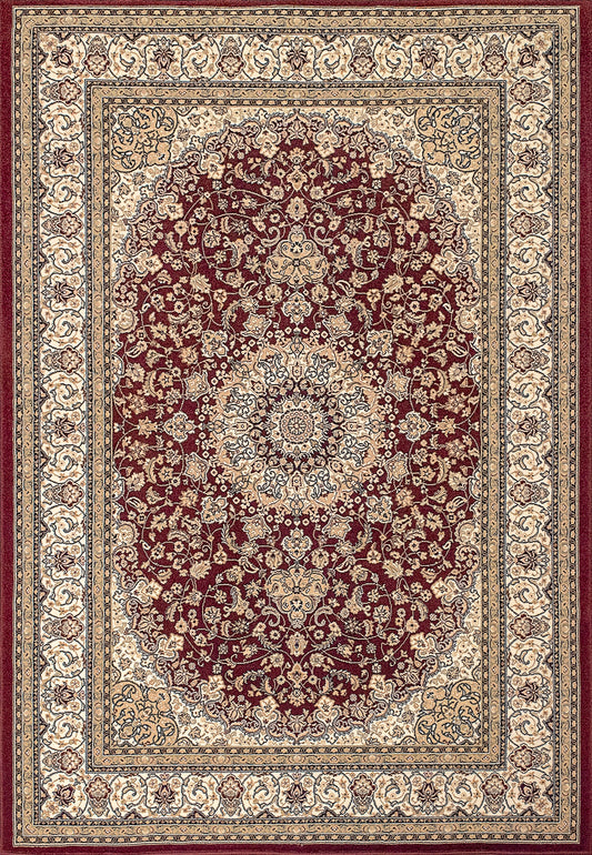Ancient Garden 57119 Red/Ivory