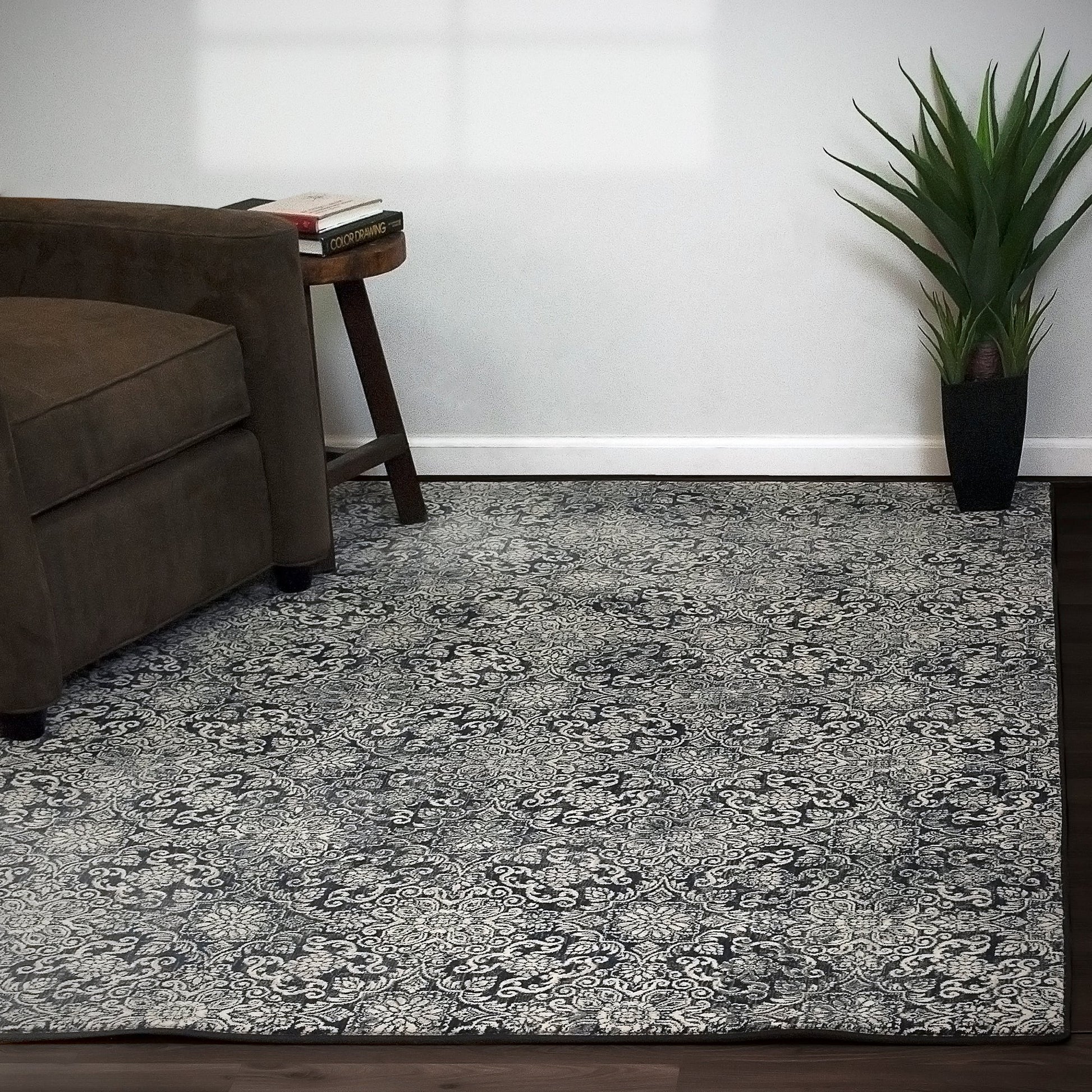 Ancient Garden 57162 Steel Blue