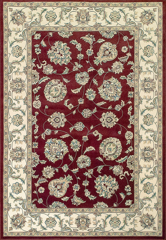Ancient Garden 57365 Red/Ivory