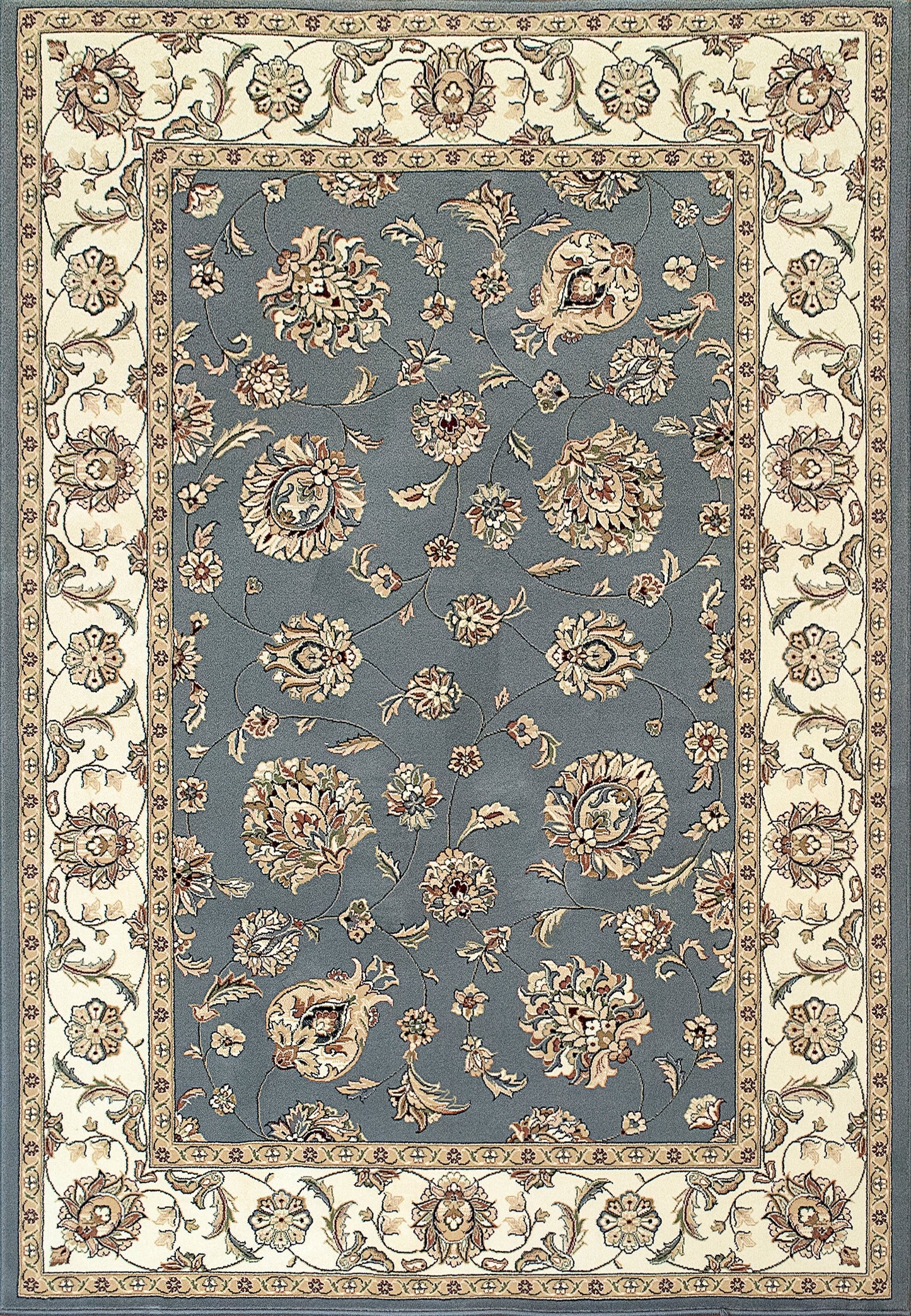 Ancient Garden 57365 Light Blue/Ivory