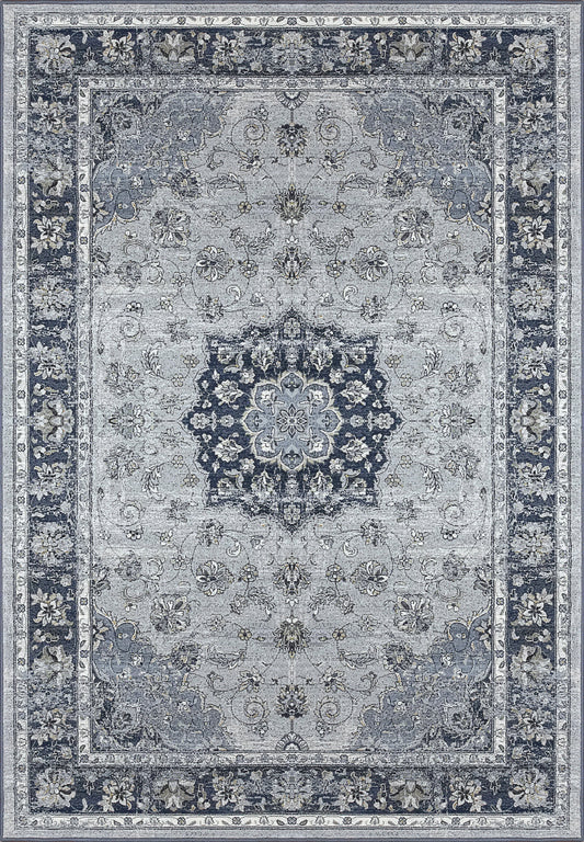 Ancient Garden 57559 Silver/Blue