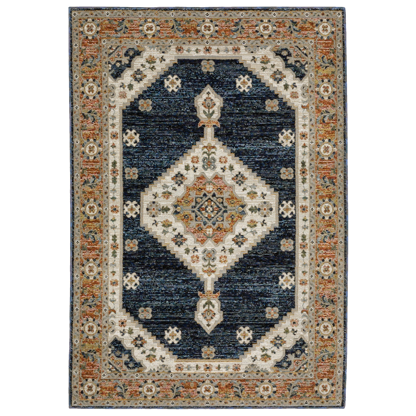 Andorra 2281E Blue Medallion Rug