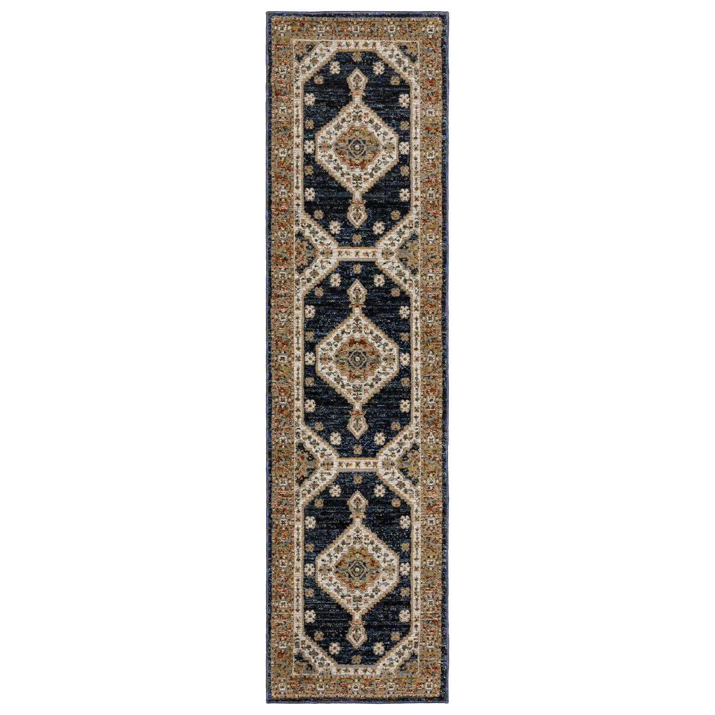 Andorra 2281E Blue Medallion Rug