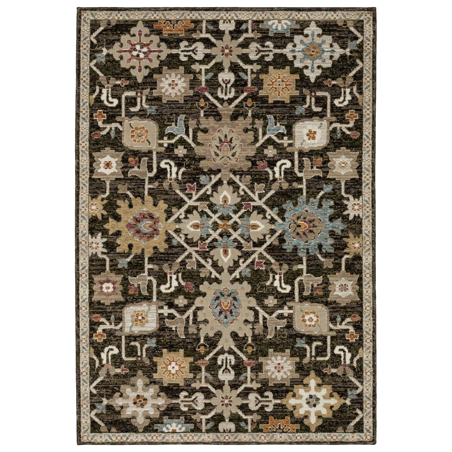 Andorra 2396B Brown Oriental Rug