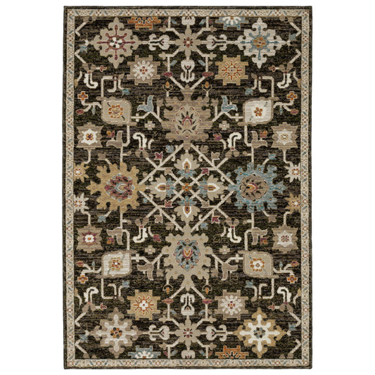 Andorra 2396B Brown Oriental Rug