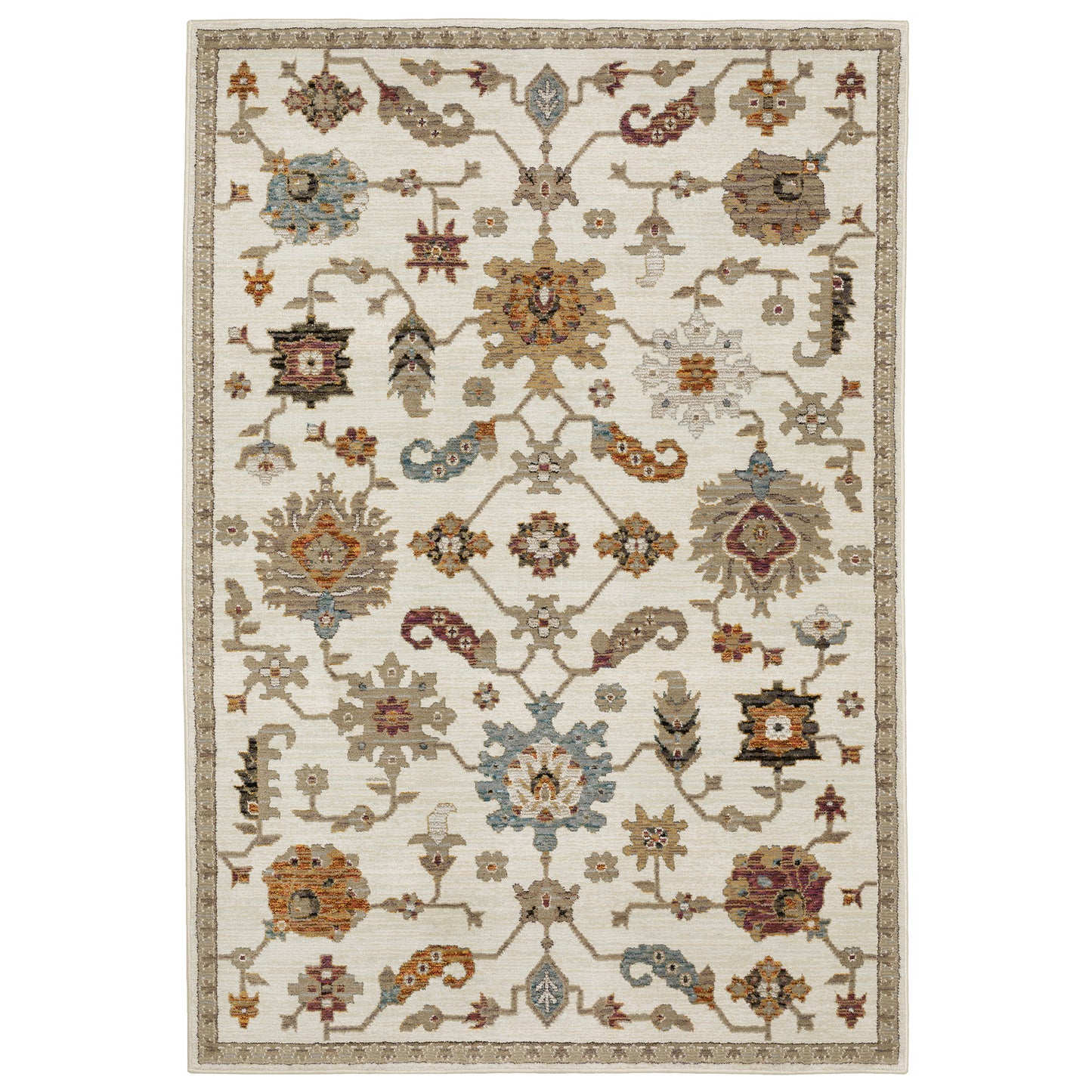 Andorra 2419B Ivory Oriental Rug