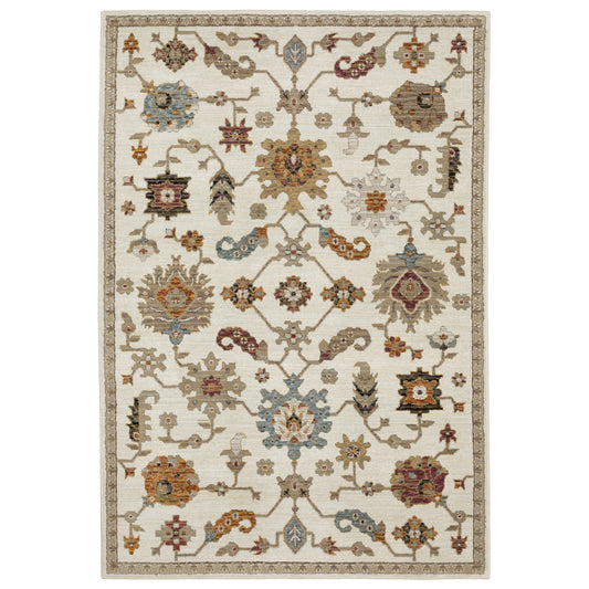 Andorra 2419B Ivory Oriental Rug