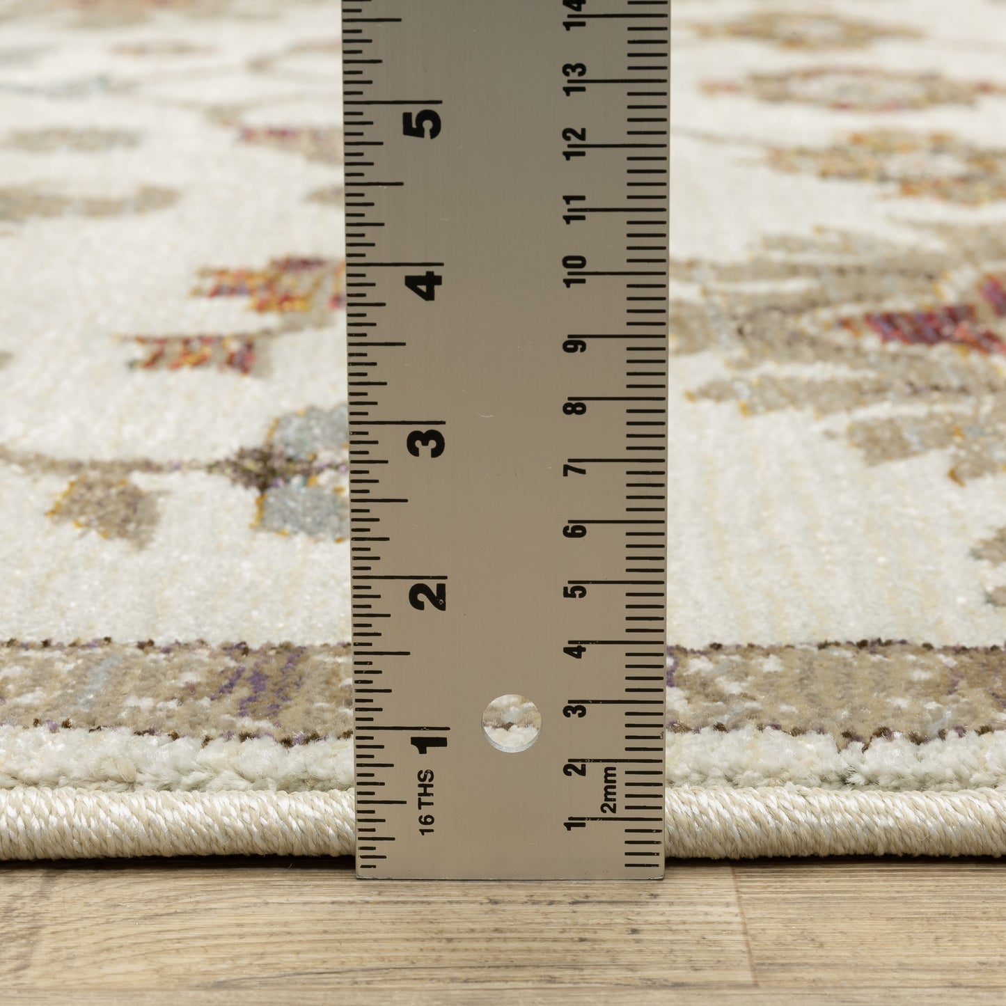 Andorra Oriental Ivory/ Multi Floral Cut Pile Rug