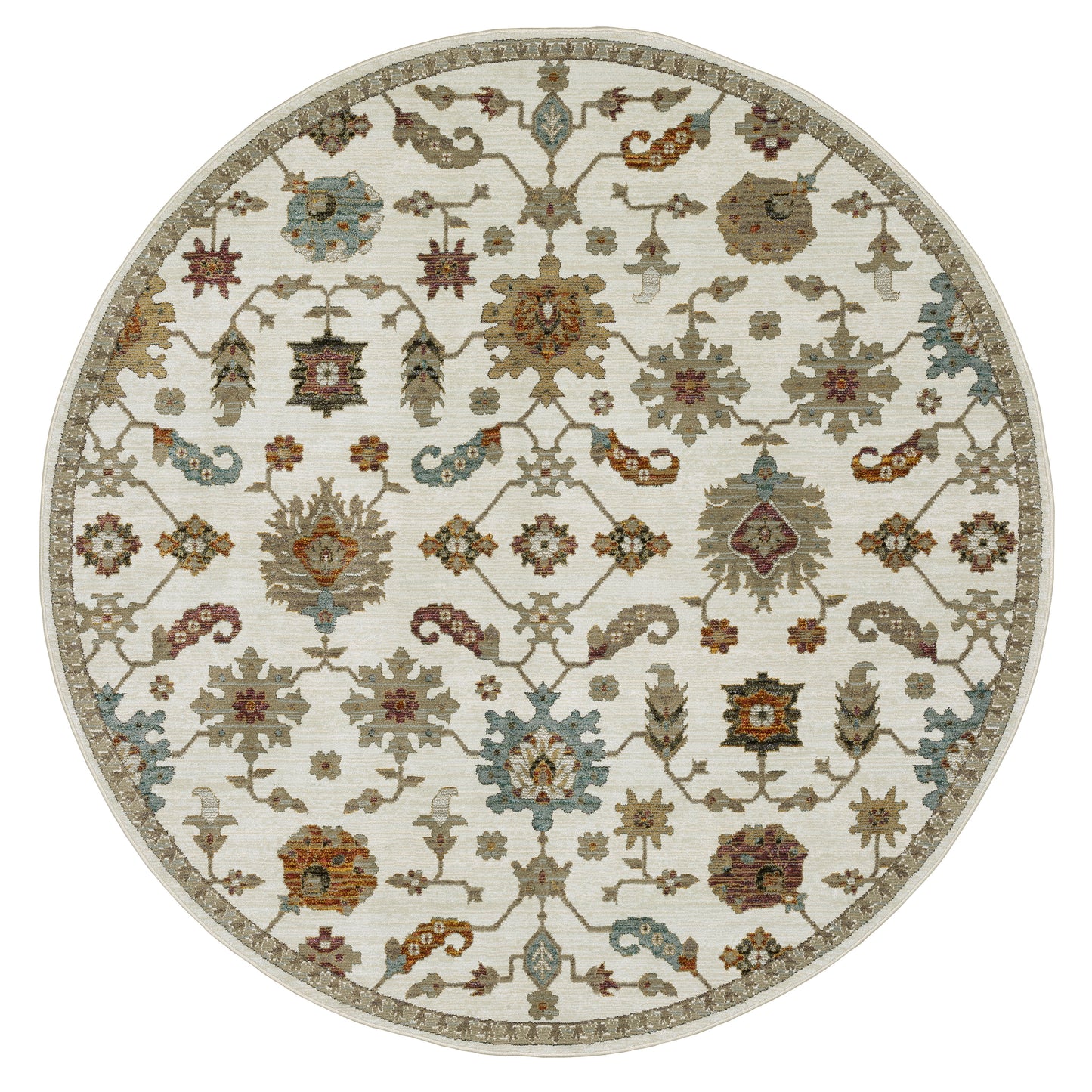 Andorra 2419B Ivory Oriental Rug