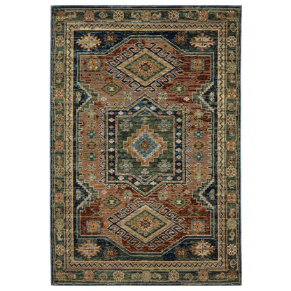 Andorra 2442A Blue Southwest/Lodge Rug