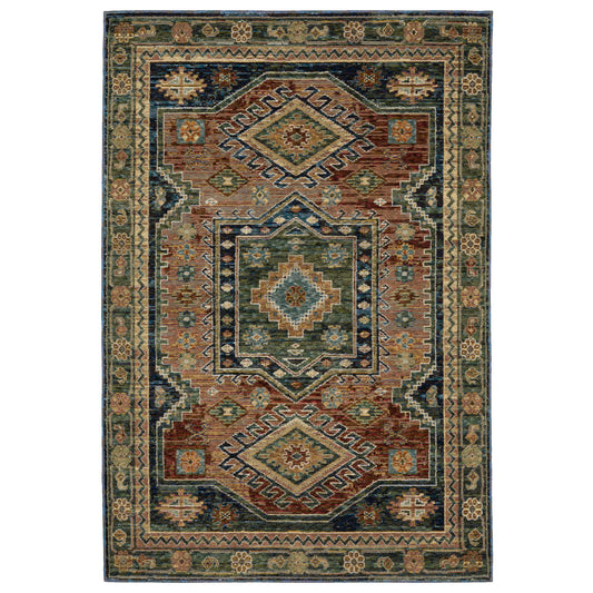Andorra 2442A Blue Southwest/Lodge Rug