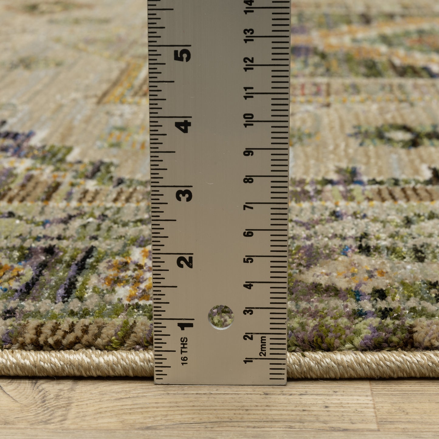 Andorra Southwest/Lodge Green/ Multi Medallion Cut Pile Rug