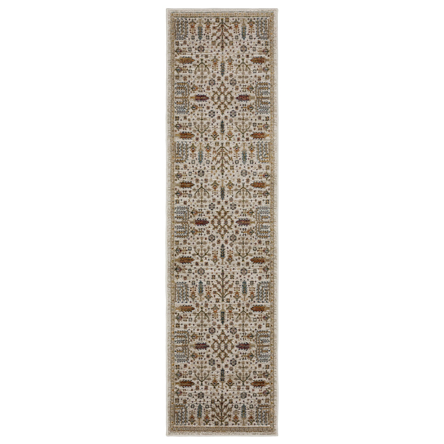 Andorra 2449B Ivory Botanical Rug