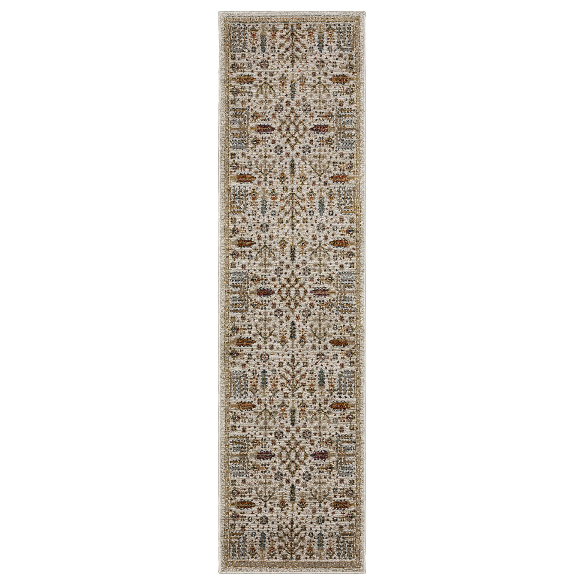 Andorra 2449B Ivory Botanical Rug