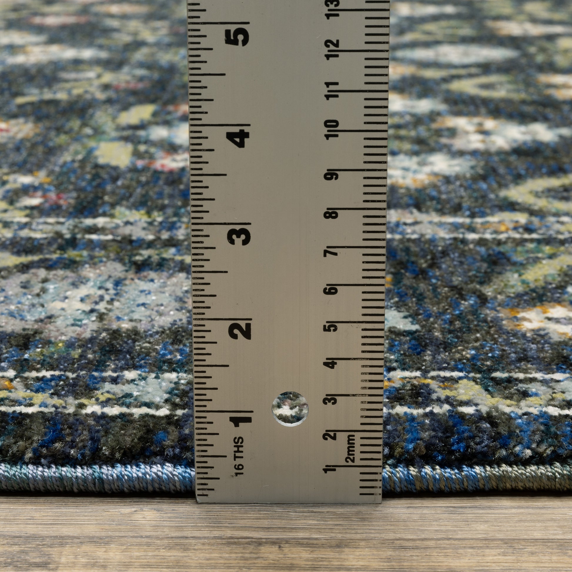 Andorra Floral Blue/ Multi Cut Pile Rug