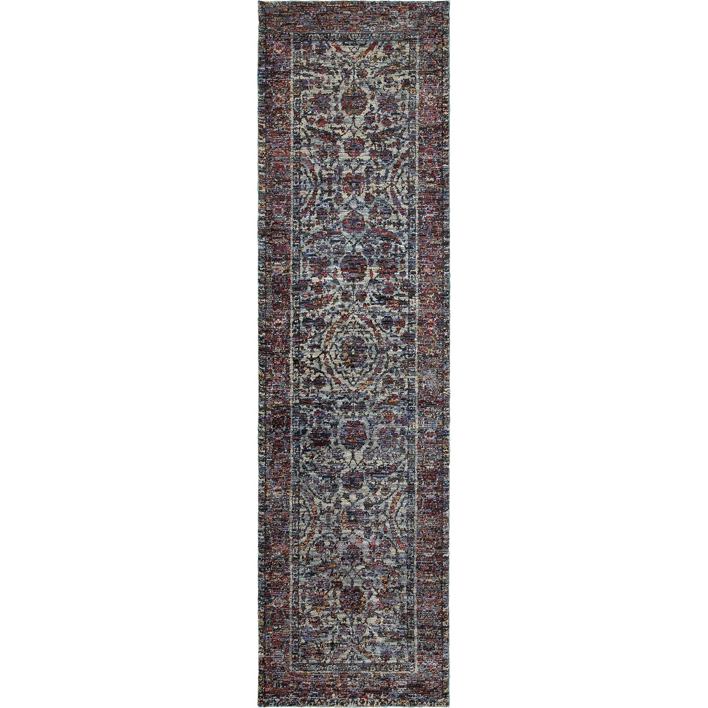 Andorra 6846B Blue Overdyed Rug