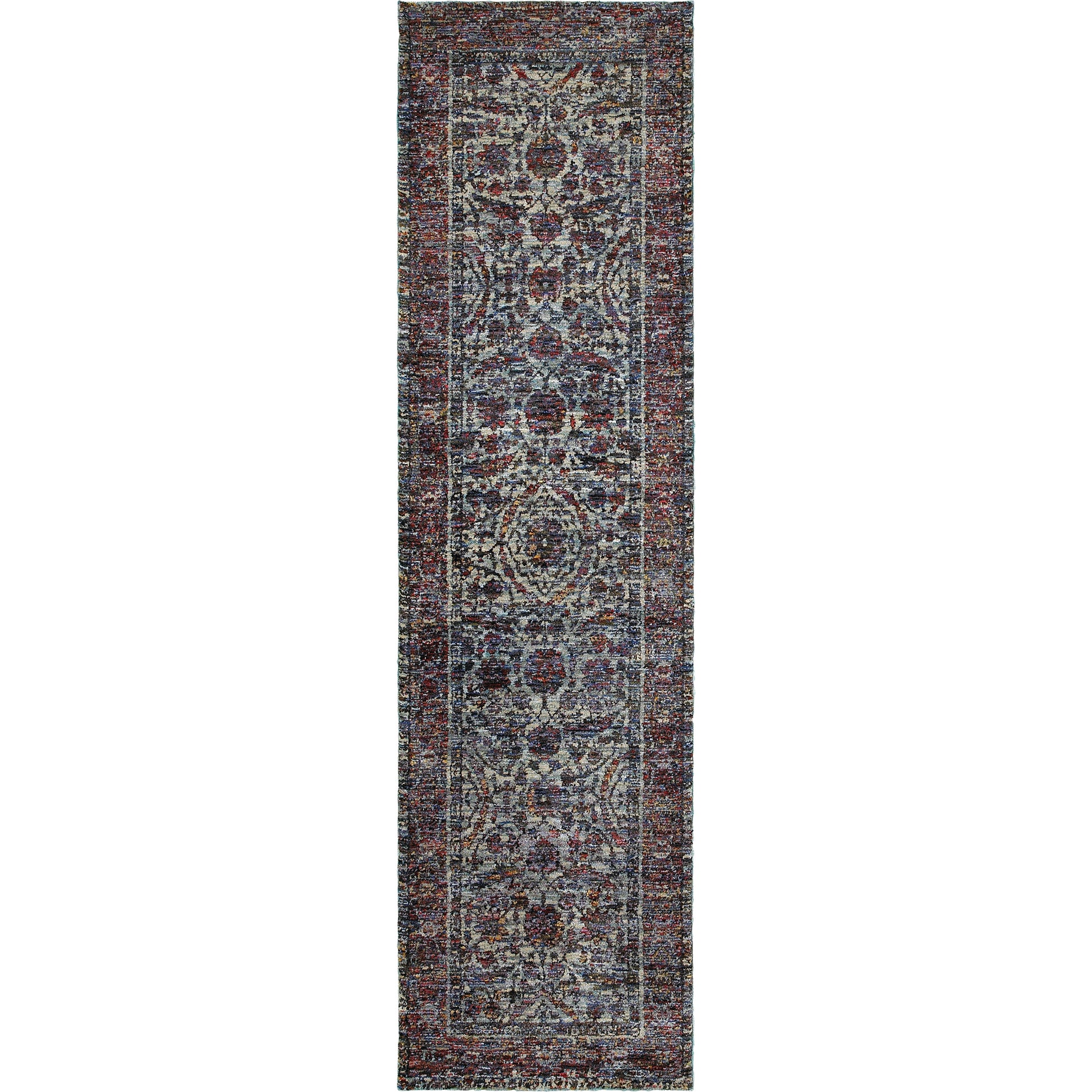 Andorra 6846B Blue Overdyed Rug