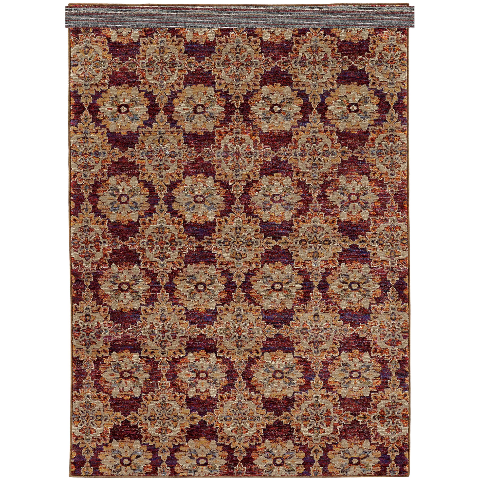 Andorra 6883A Red Medallion Rug