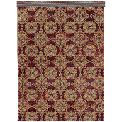 Andorra 6883A Red Medallion Rug