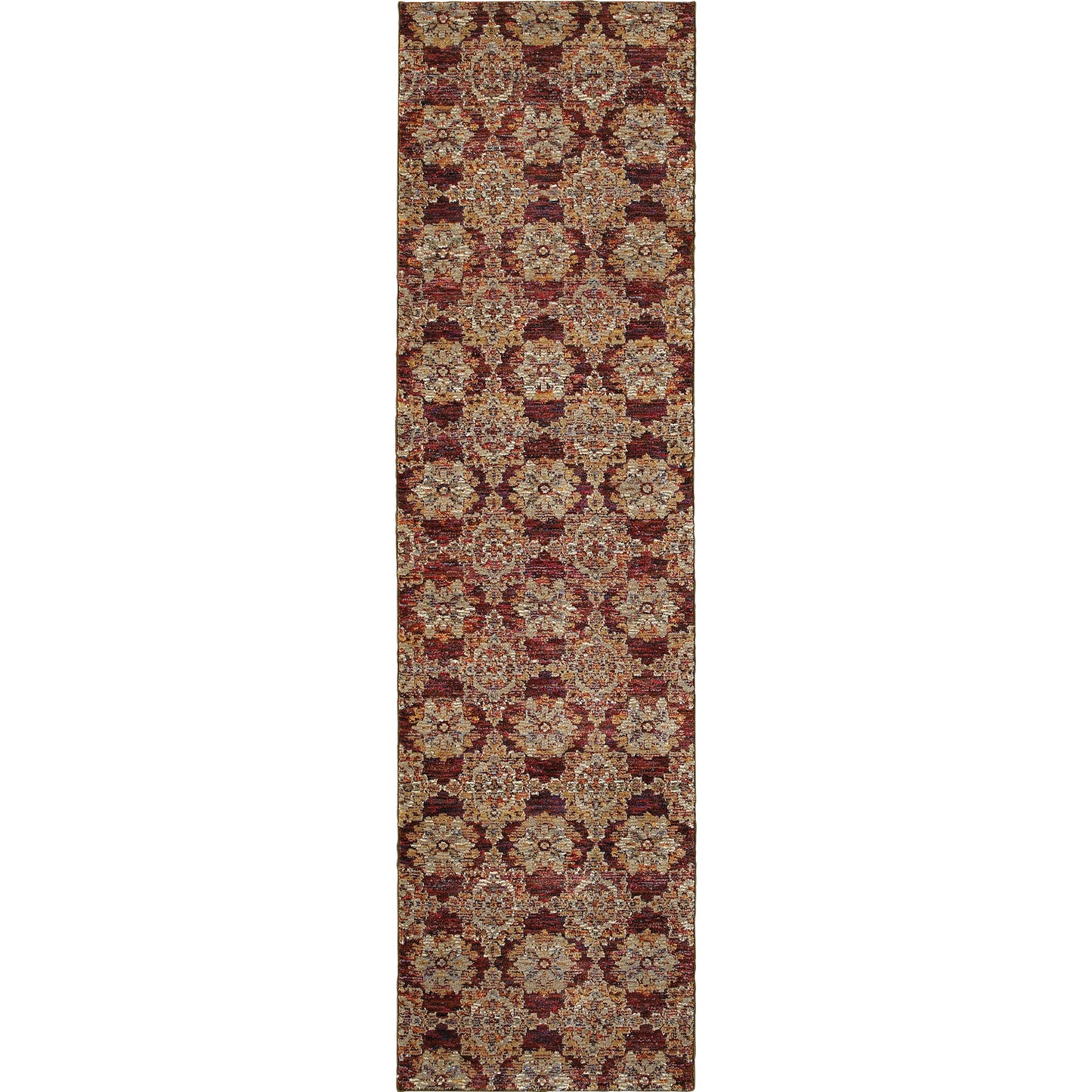 Andorra 6883A Red Medallion Rug