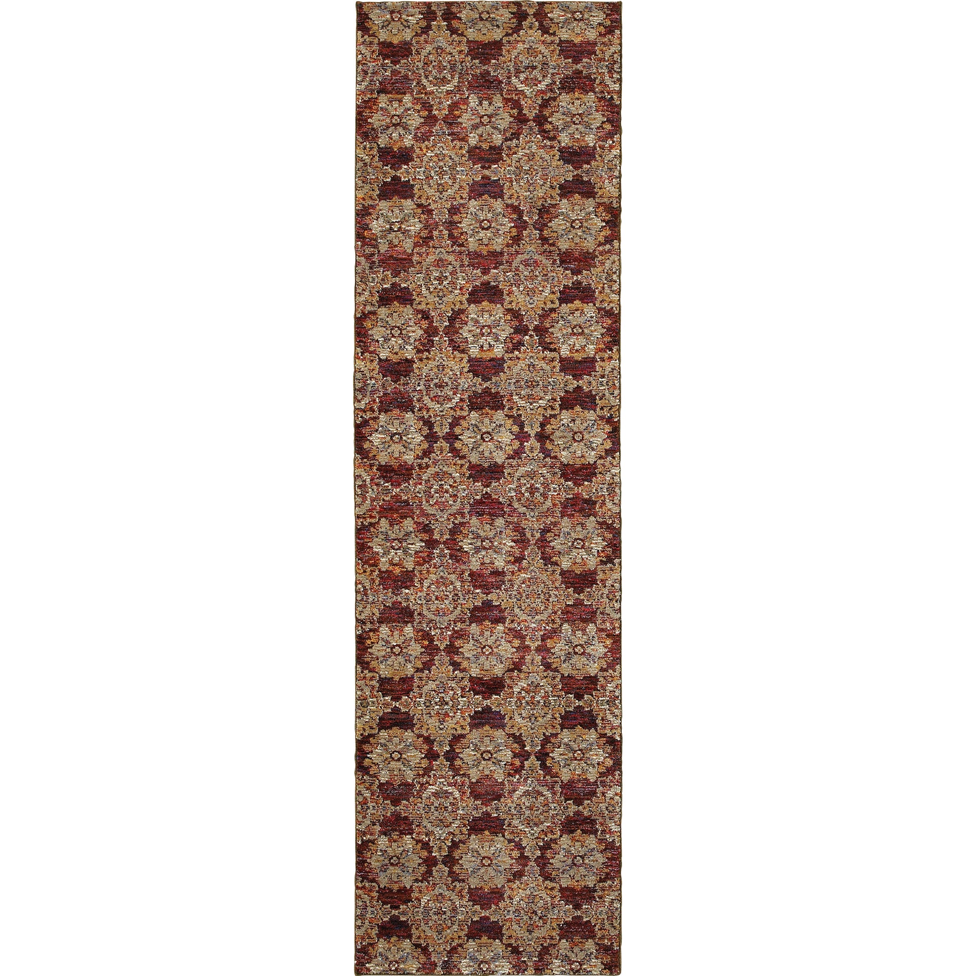 Andorra 6883A Red Medallion Rug