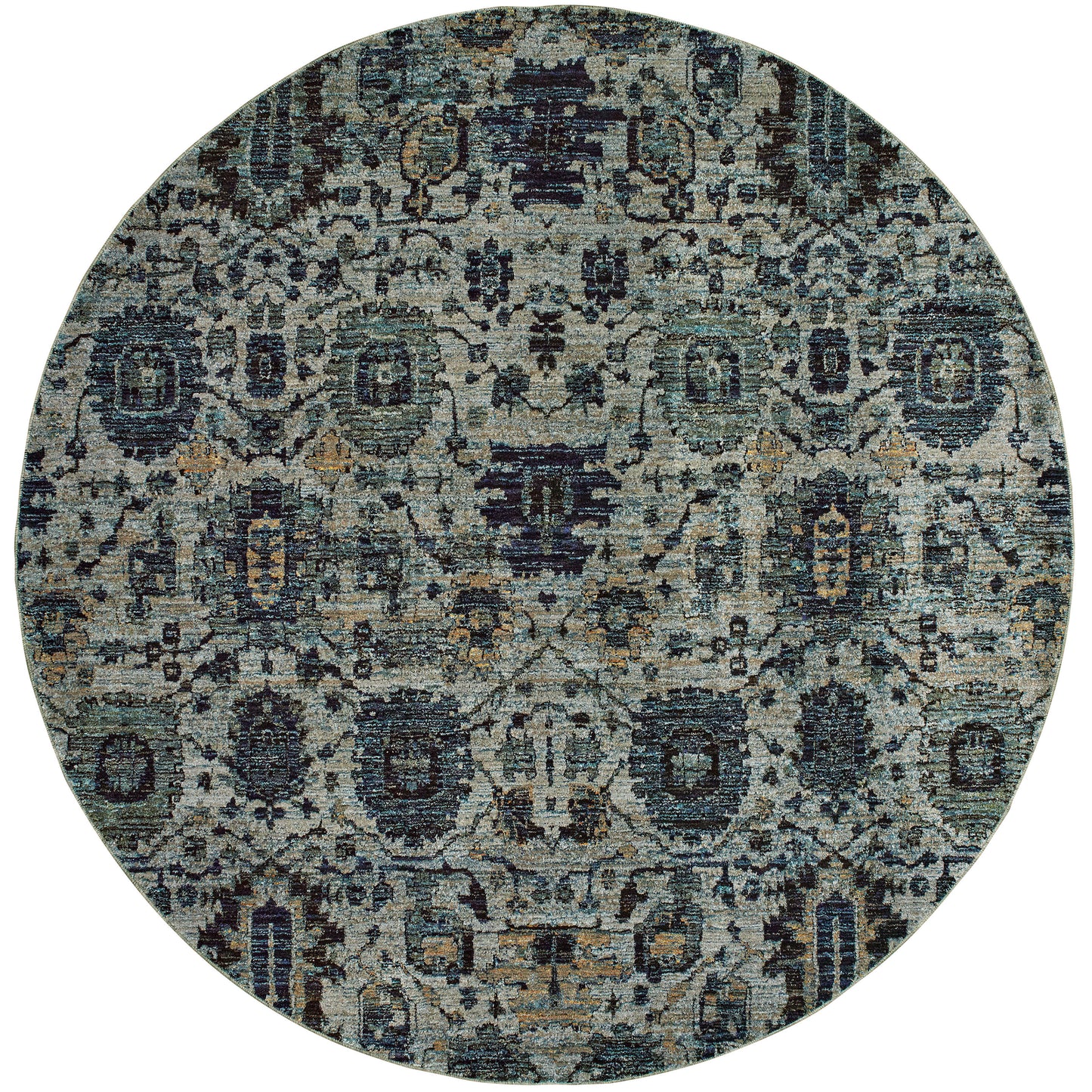 Andorra 7120A Blue Overdyed Rug
