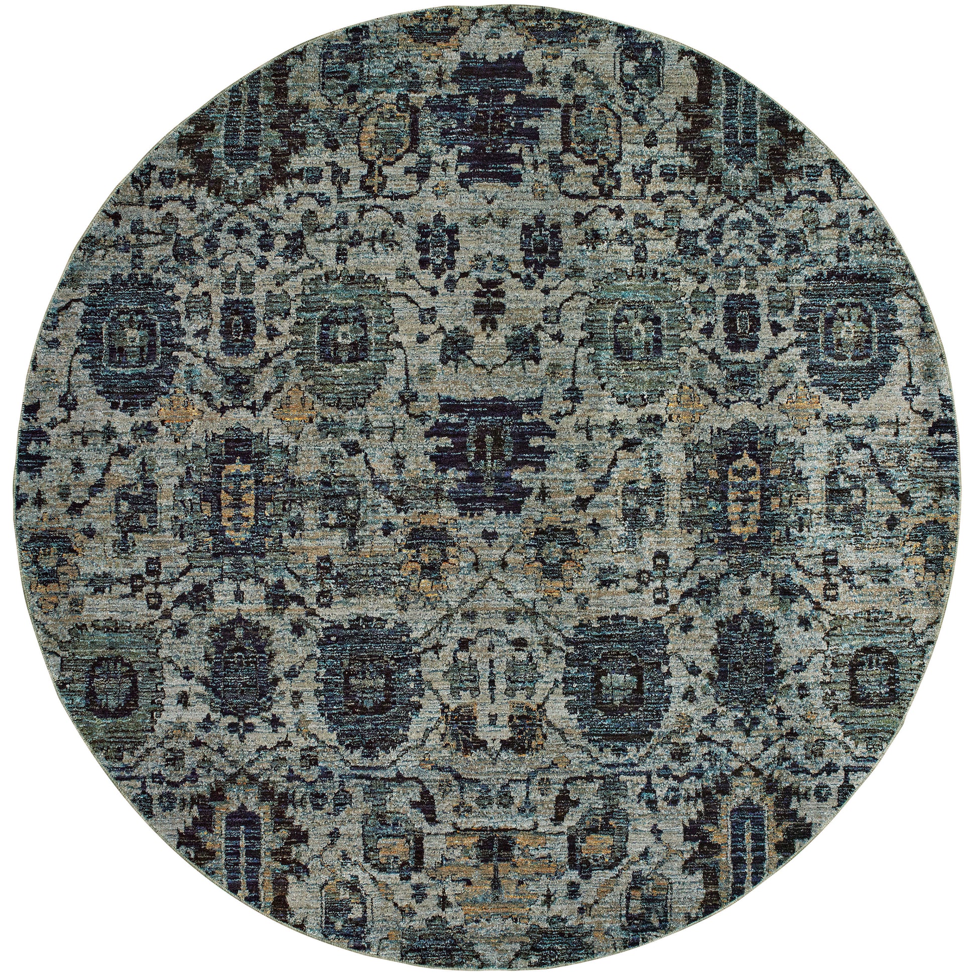 Andorra 7120A Blue Overdyed Rug