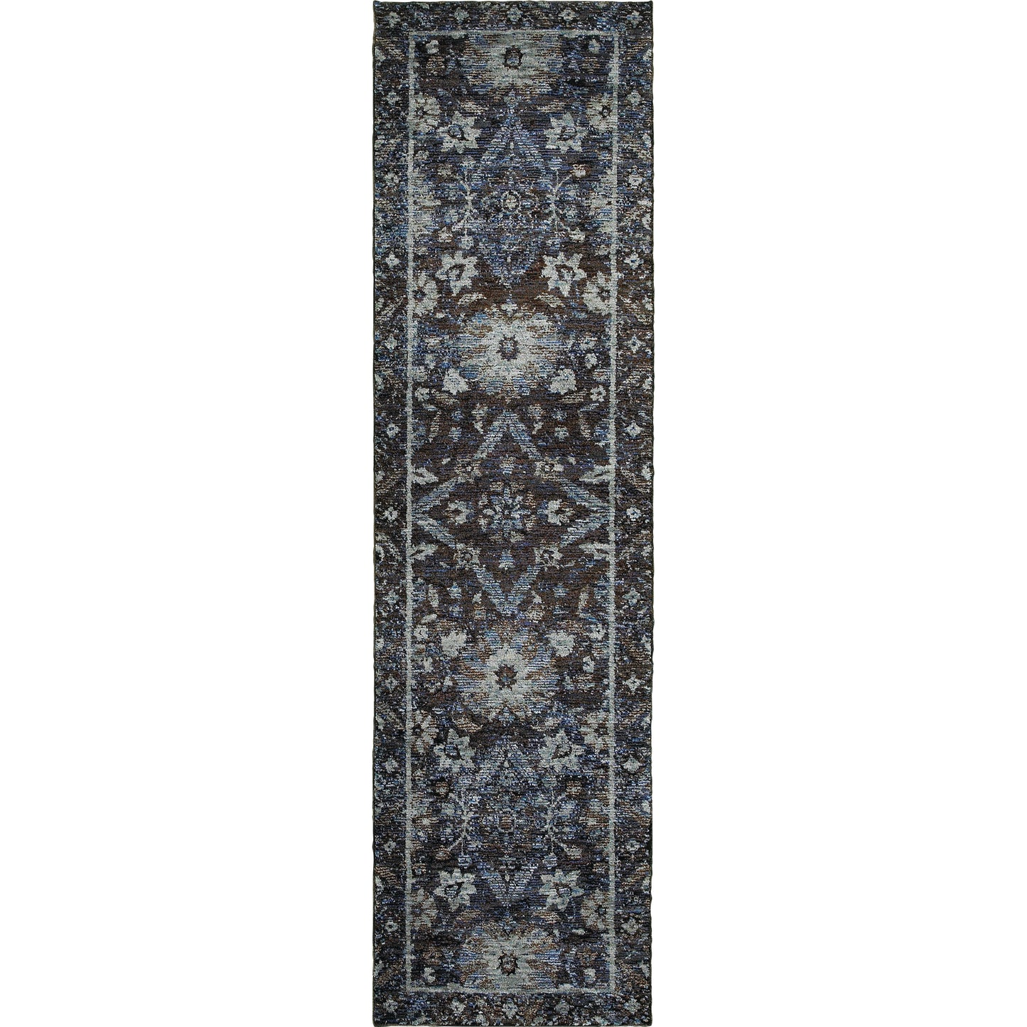 Andorra 7124A Navy Overdyed Rug