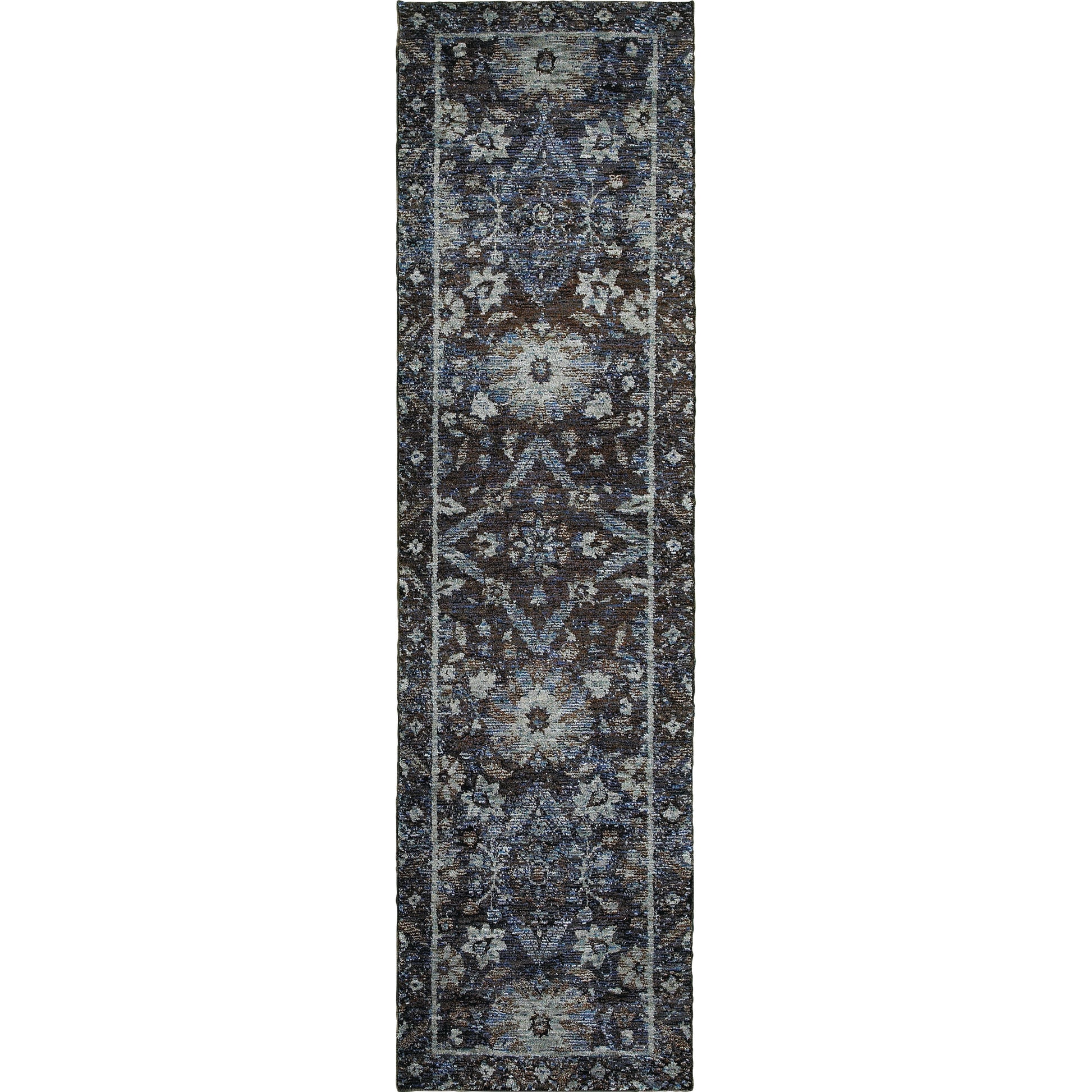 Andorra 7124A Navy Overdyed Rug