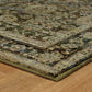 Andorra 7125C Green Distressed Rug